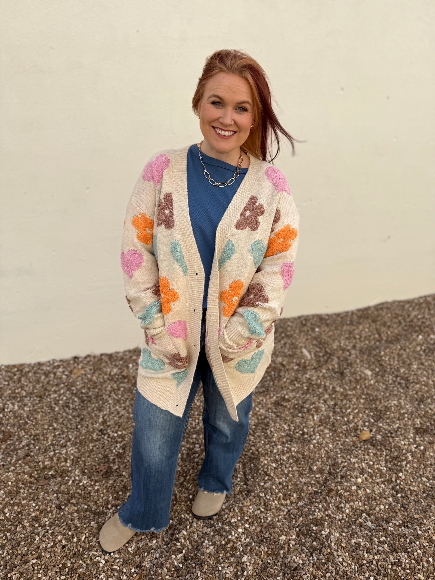 Reese Floral Cardigan