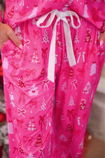 Market Special: Pretty Pink Christmas Ruffle Pajama Set