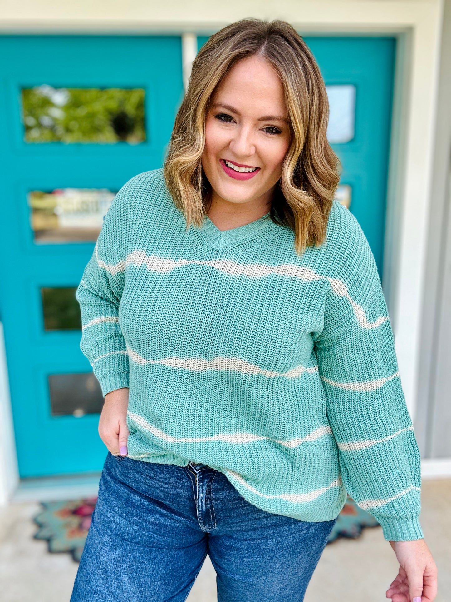 Brittany Striped Sweater