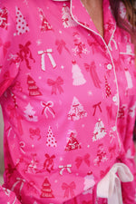 Market Special: Pretty Pink Christmas Ruffle Pajama Set