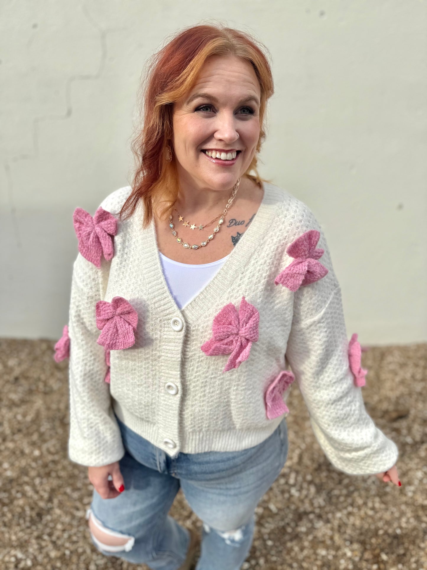 Amy Bow Cardigan