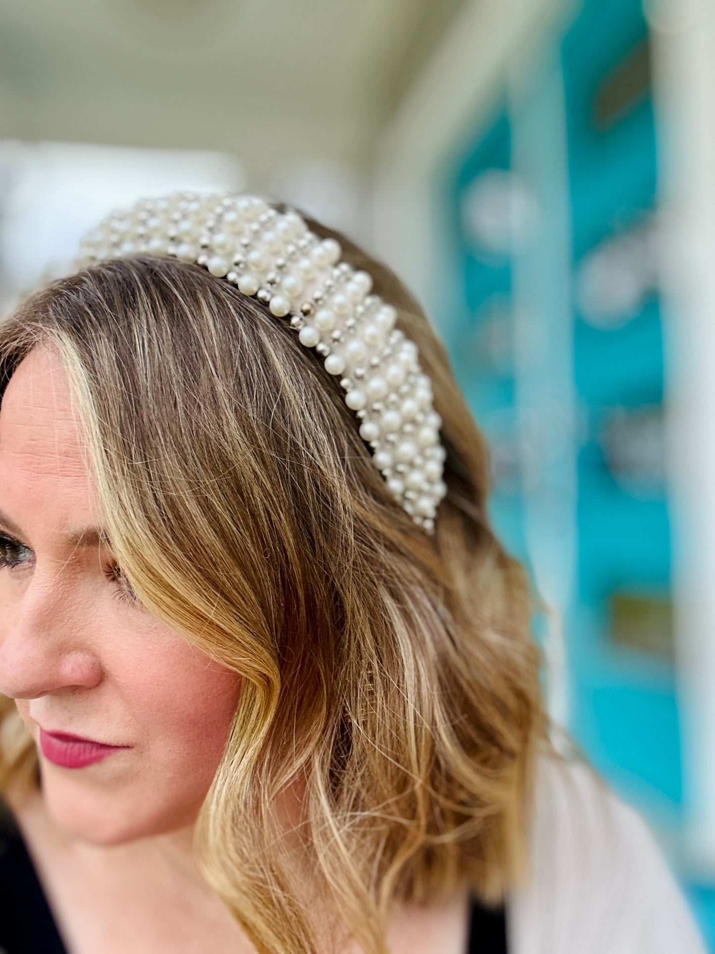 Pearl Embossed Headband (Multiple Styles)