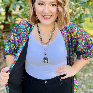 Layered Crystal Necklace