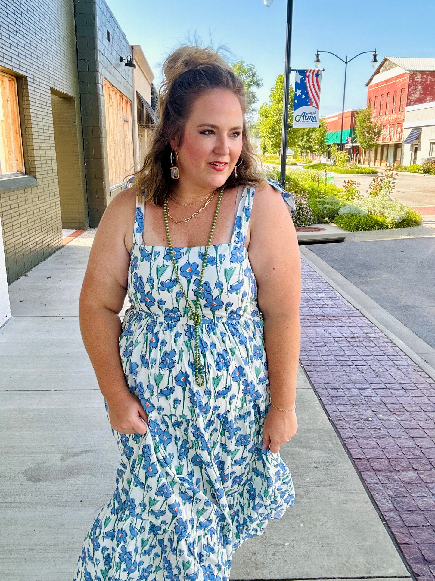 Peggy Sue Floral Dress