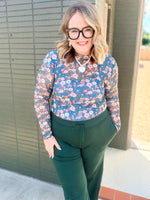 Gwen Floral Mesh Top
