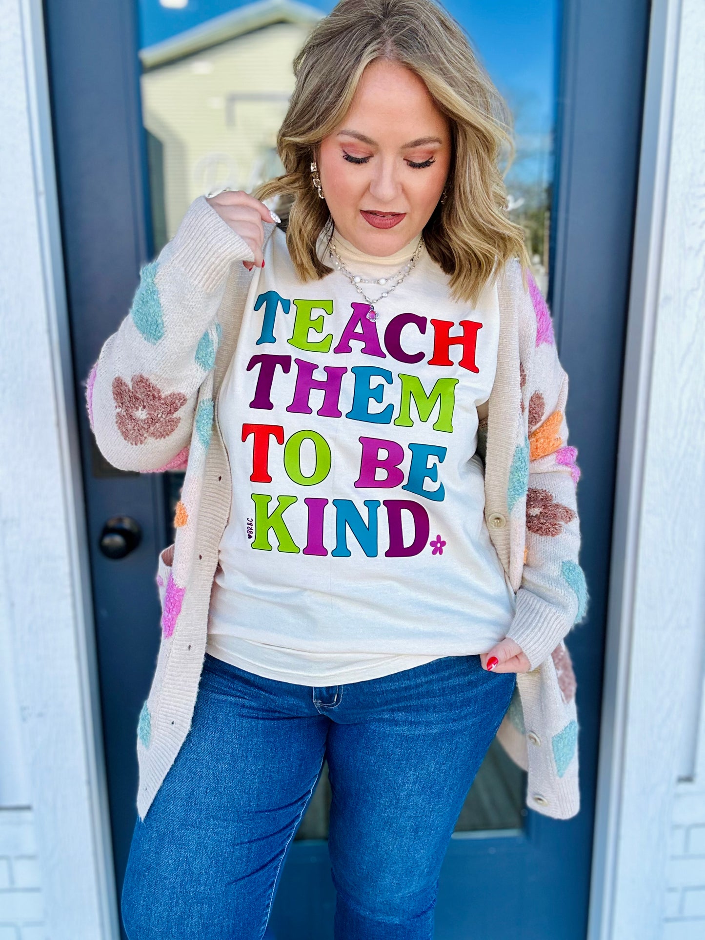 Teach Them To Be Kind Graphic Tee