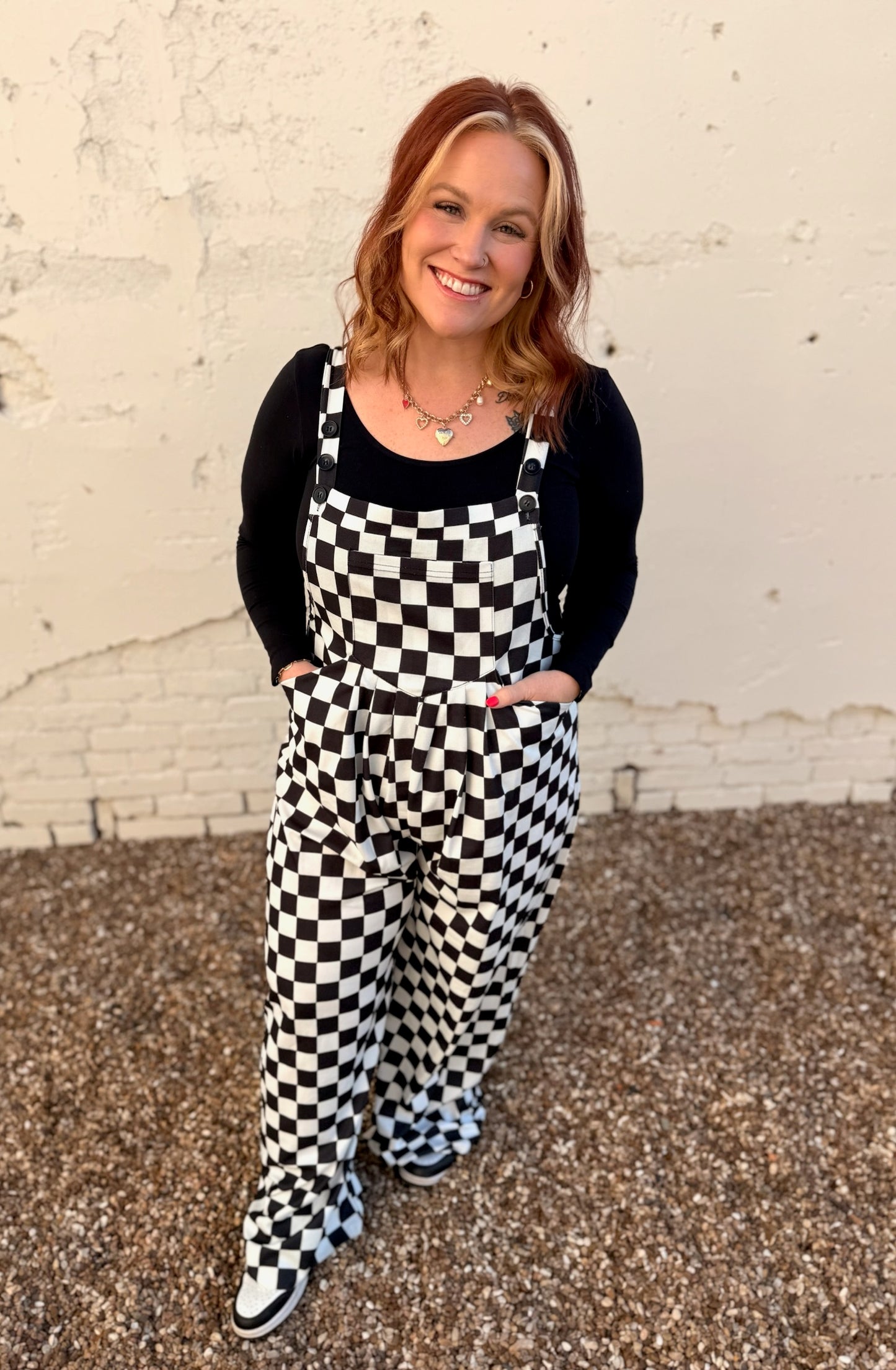 Checkered Jumpsuit Overalls (Pre-Order)
