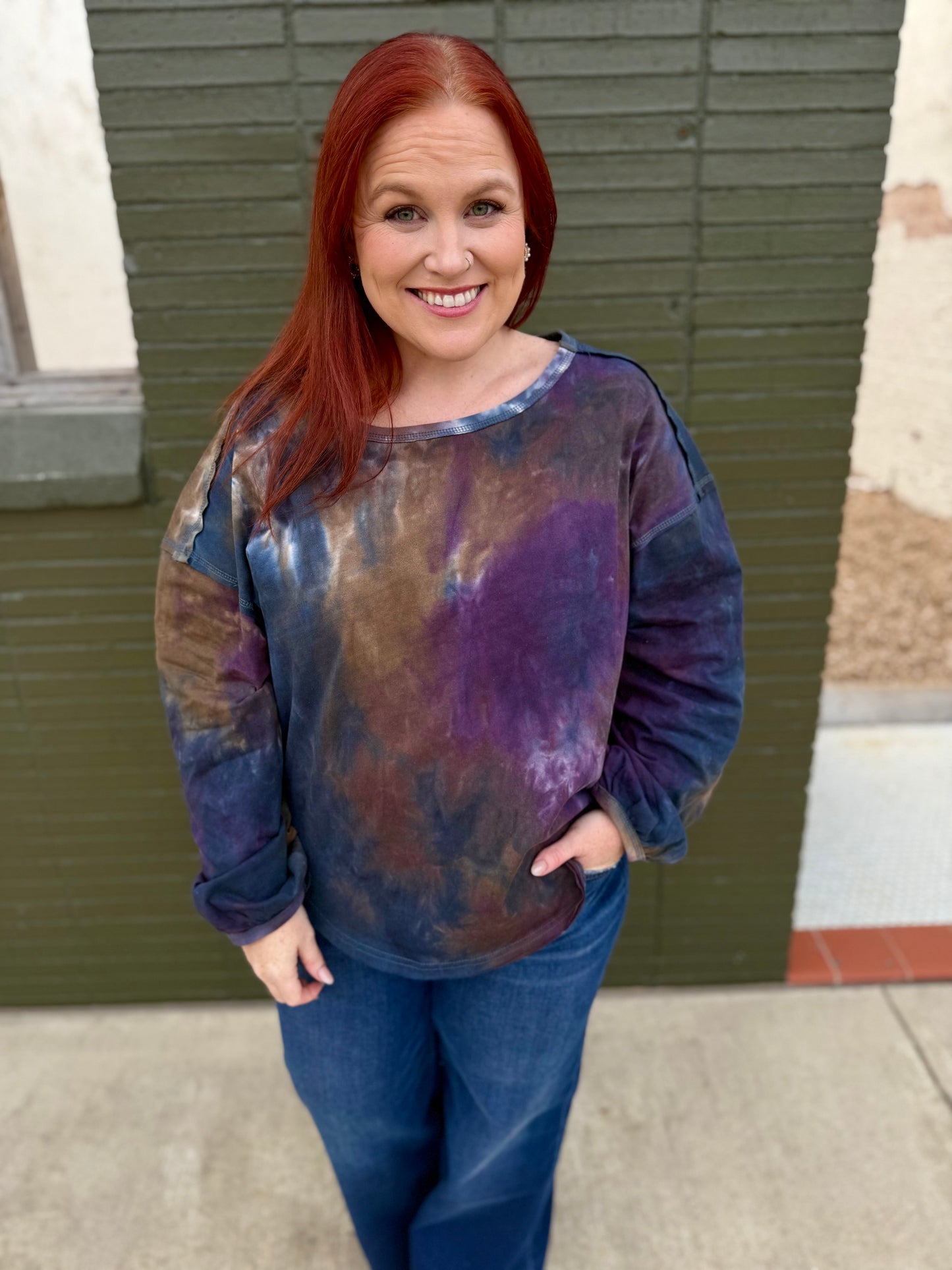**DOORBUSTER** Felicia Tie Dye Top