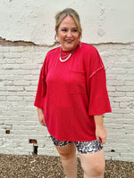 Kayla Oversized Ribbed Top