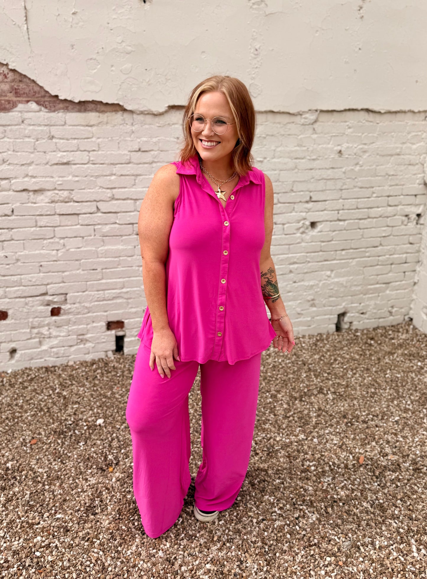 Elle Woods Hot Pink Set
