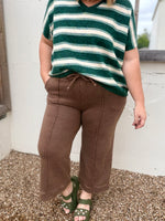 Karen Acid Wash Pants in Brown