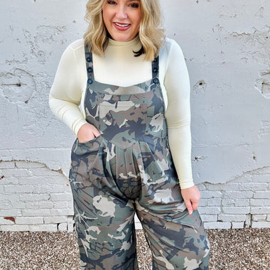 Camo Overall Jumpsuit (Pre-Order)