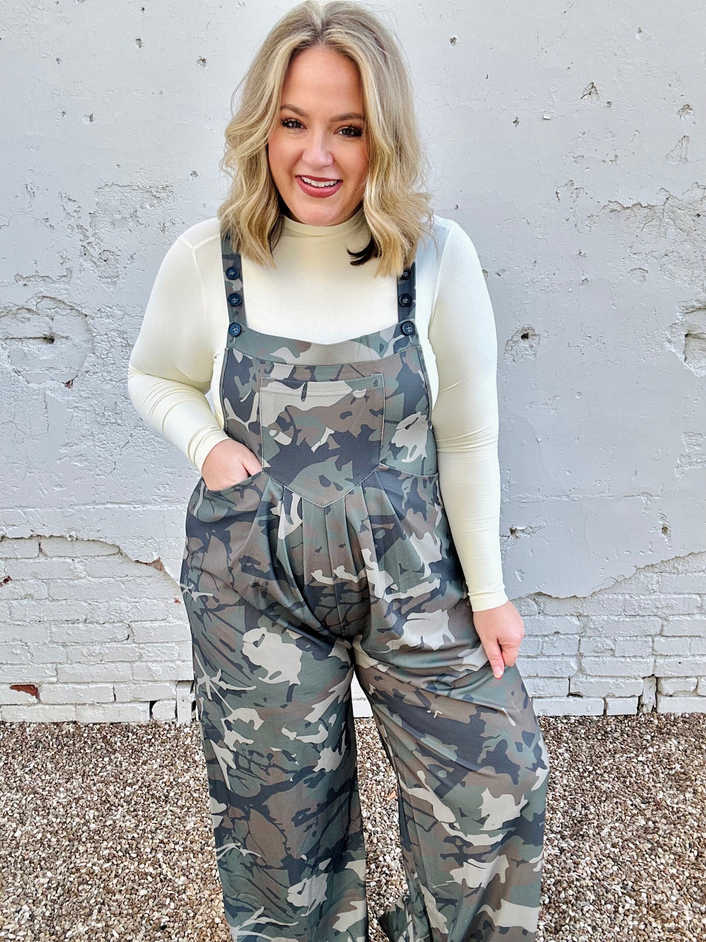 Camo Overall Jumpsuit (Pre-Order)
