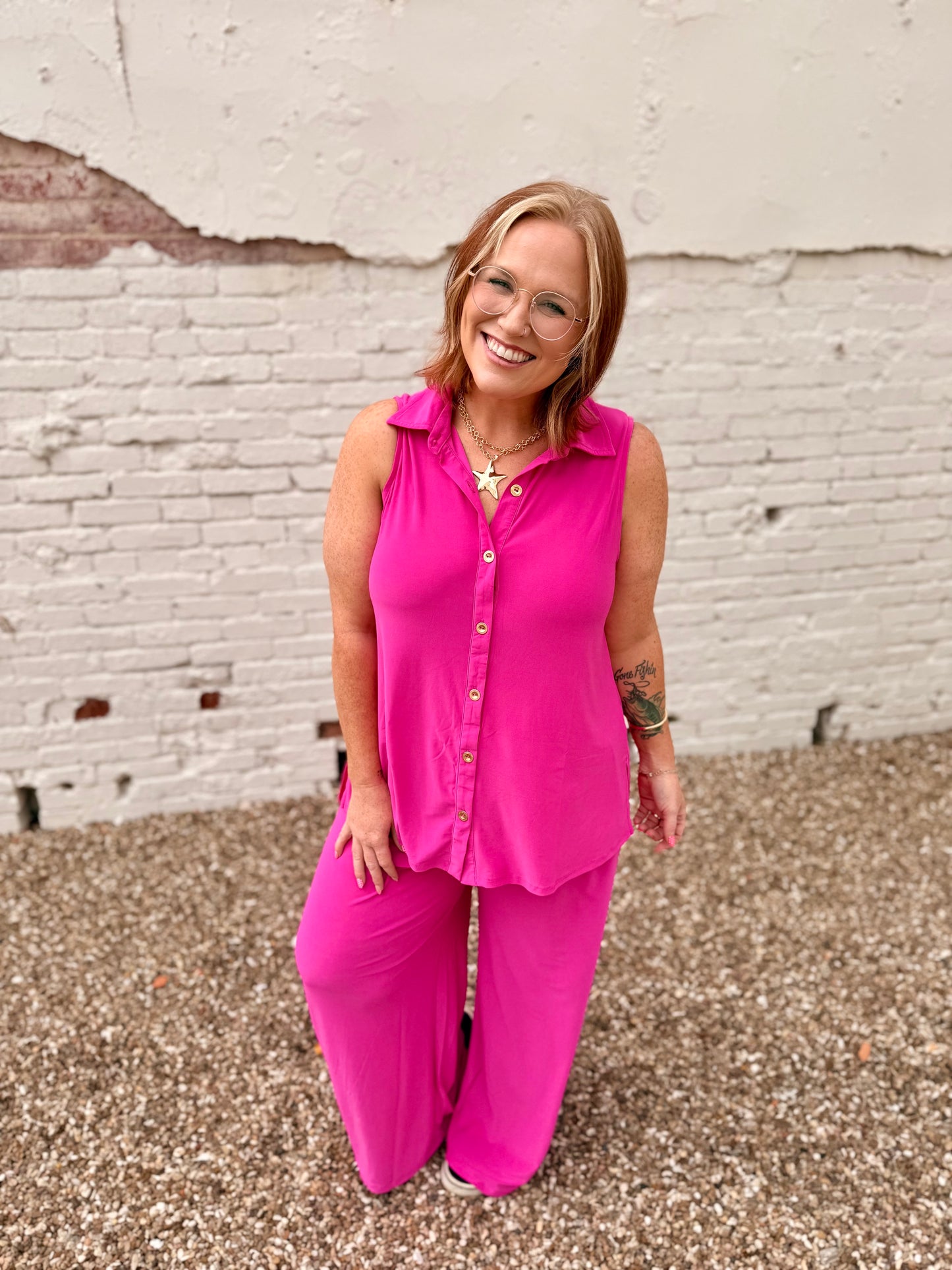 Elle Woods Hot Pink Set