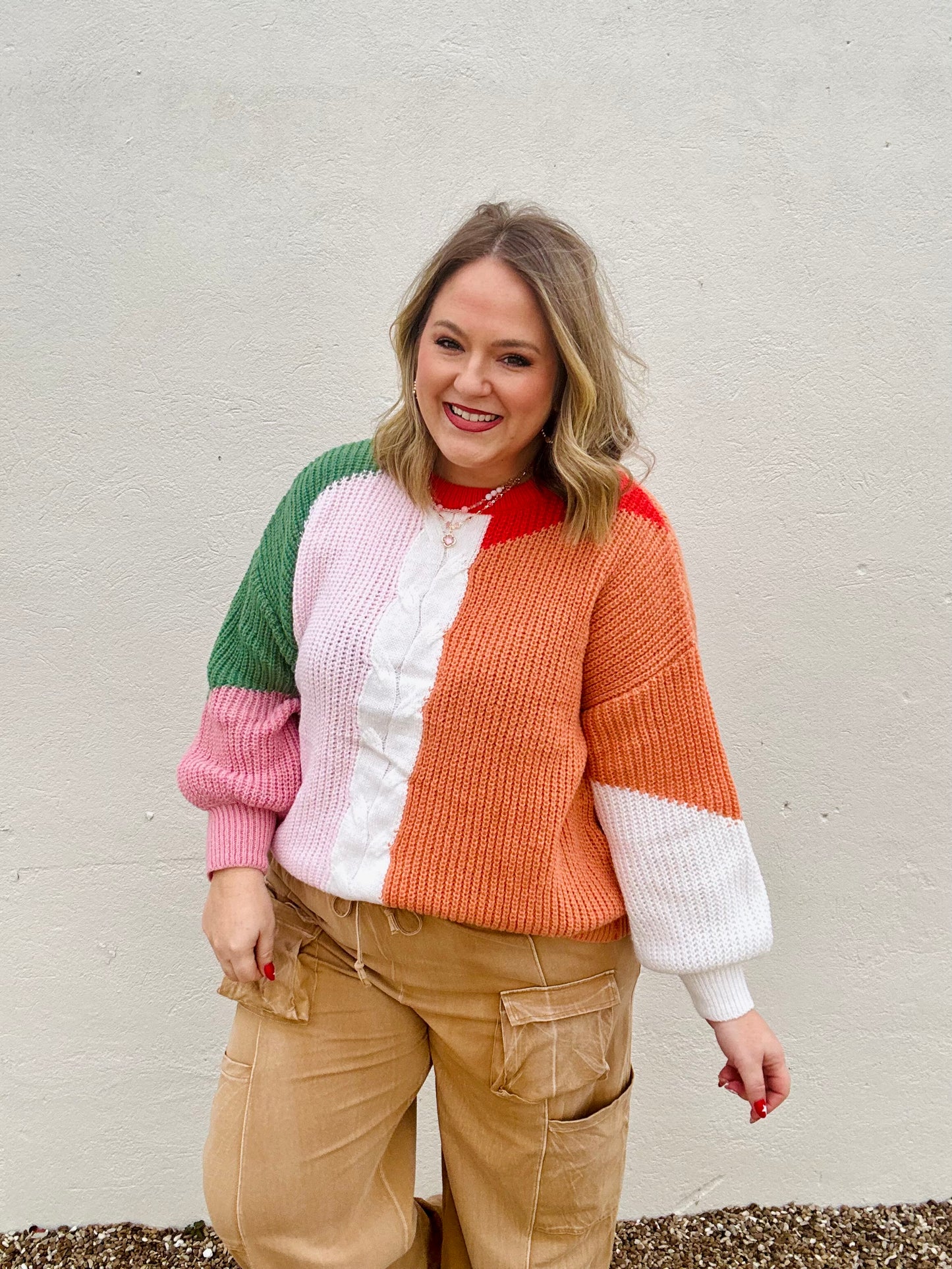 Jamie ColorBlock Sweater