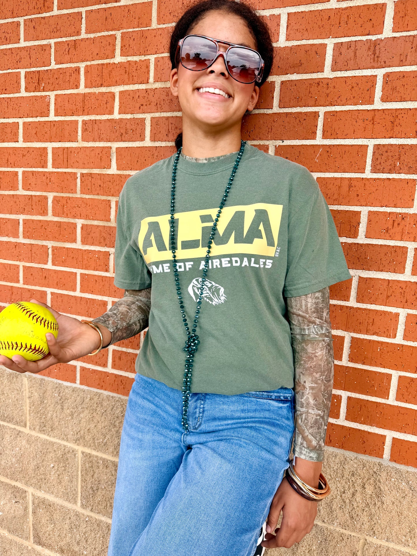 Blocked School Spirit Tee