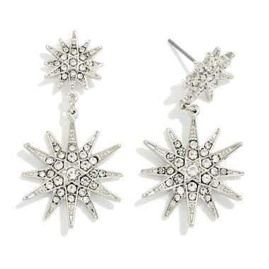Stardust Drop Earrings (Silver or Gold)