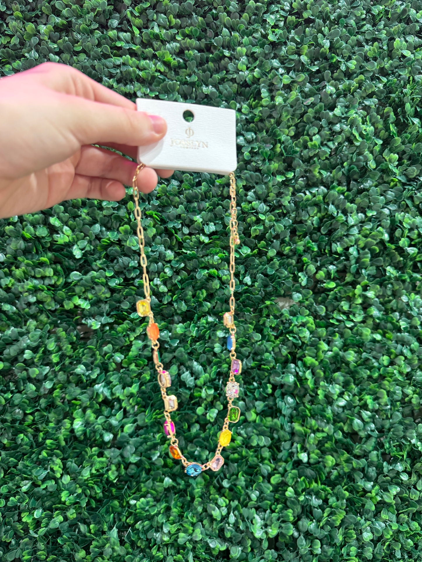Multicolor Gemstone Necklace