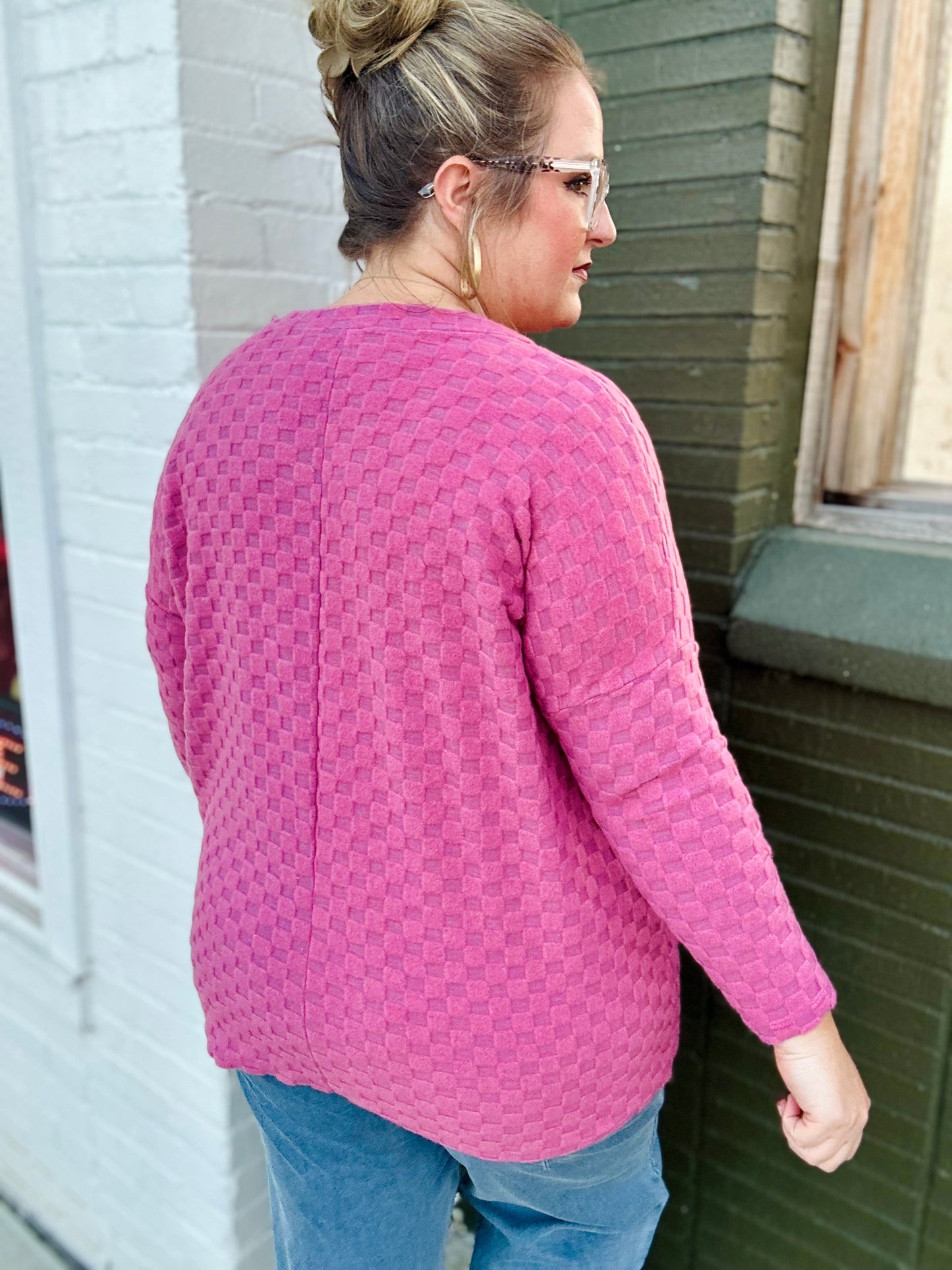 **DOORBUSTER** Jennifer Checkered Tunic