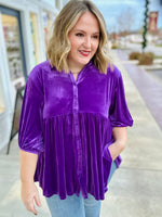 **DOORBUSTER** Stacy Velvet Button Down