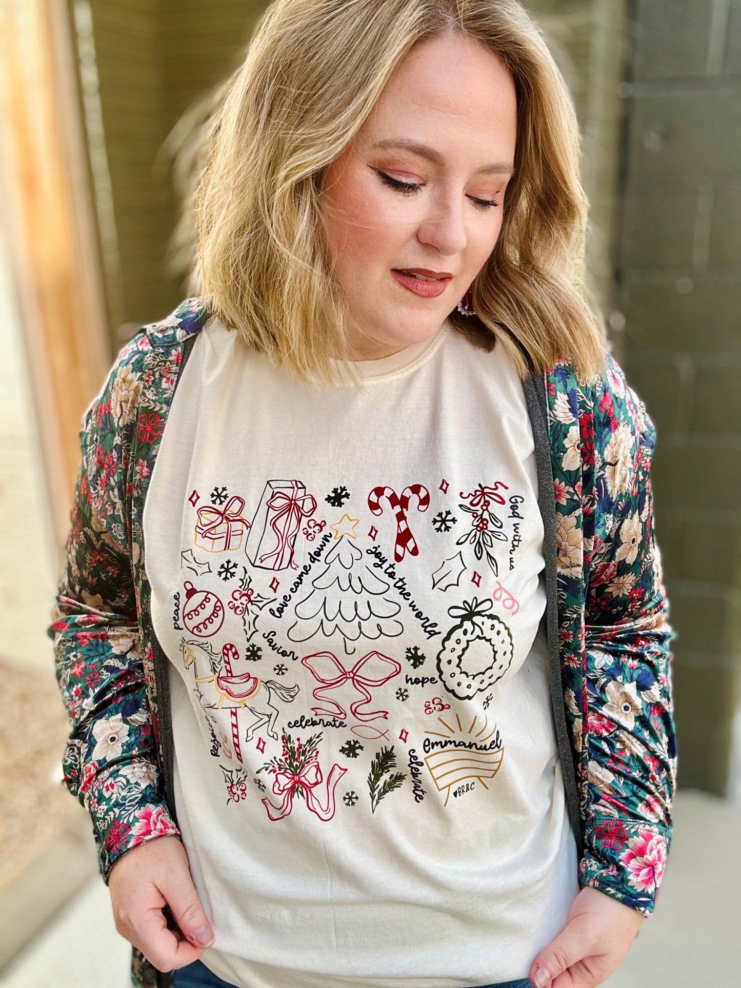 Lola Button Down Floral Top