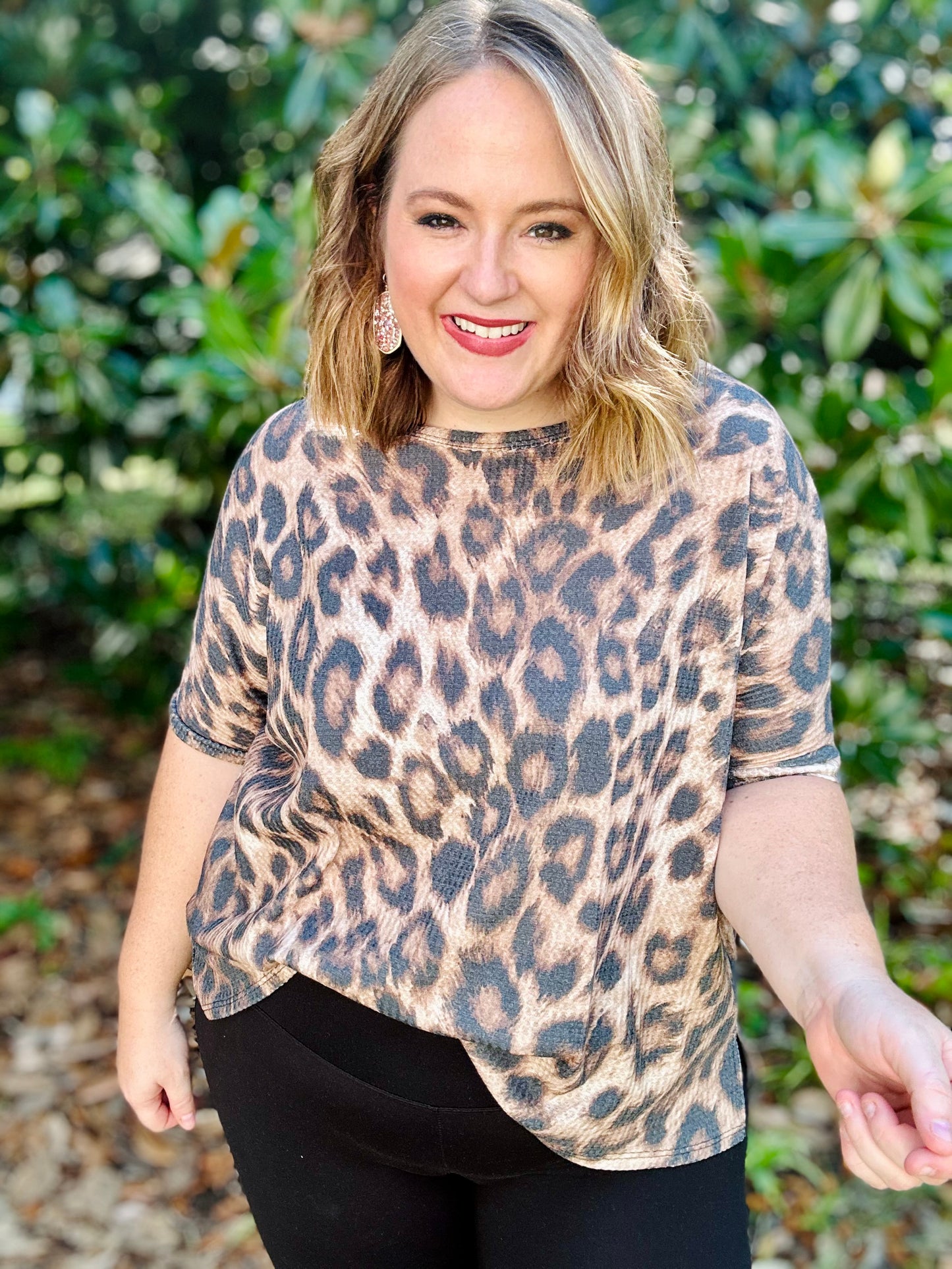 Dana Leopard Top