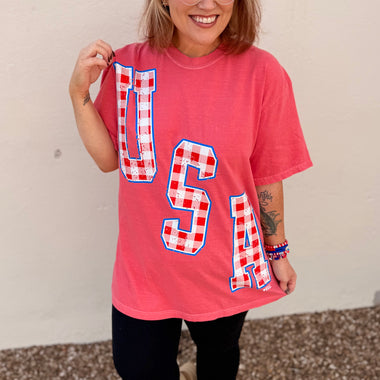Plaid USA On Comfort Colors