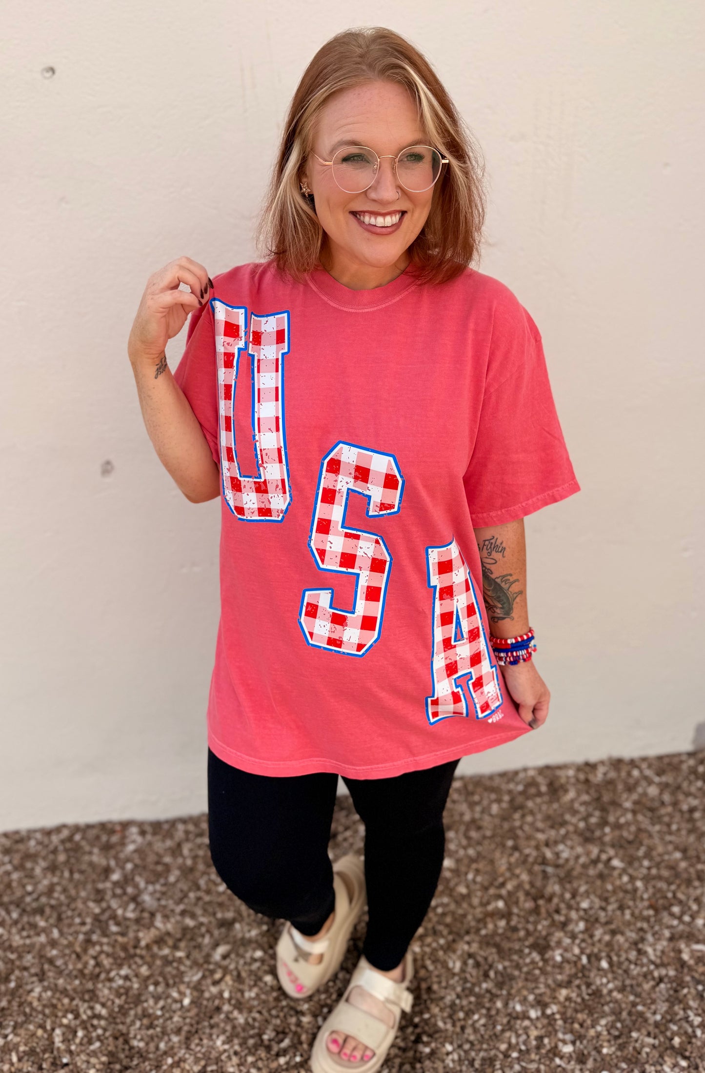 Plaid USA On Comfort Colors