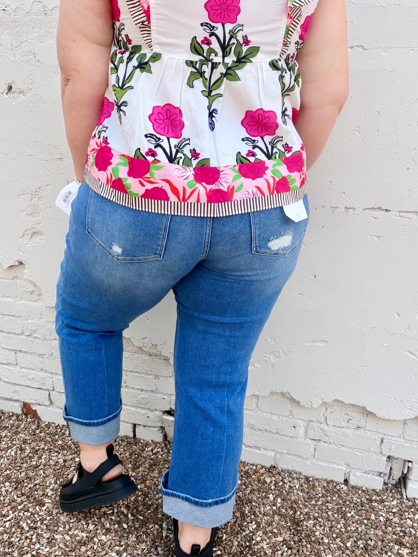 Vervet Mid Rise Slim Wide Jeans