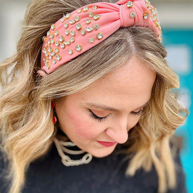 Pretty In Pink Knotted Headband