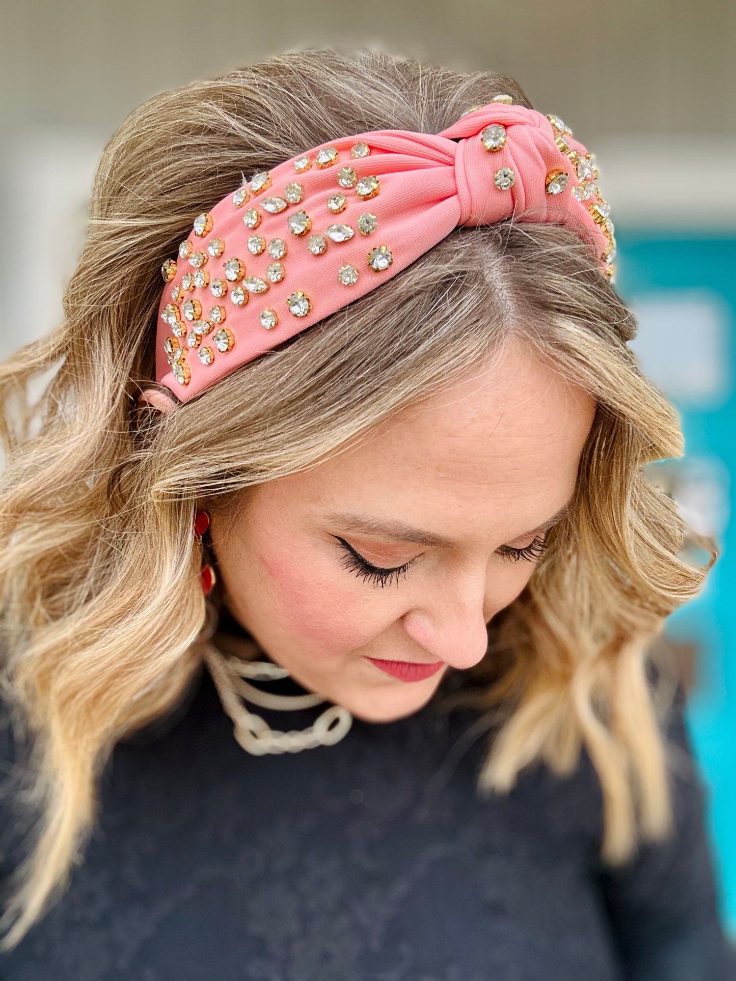 Pretty In Pink Knotted Headband