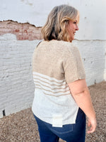 Allysia Coloblock Sweater Top
