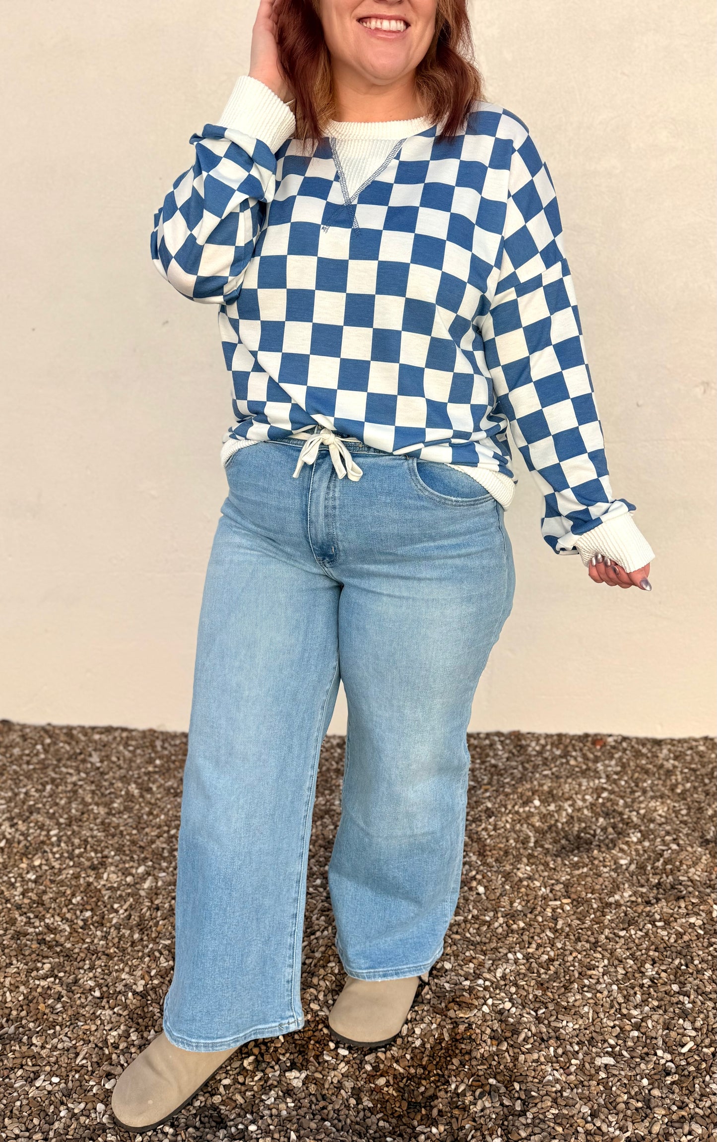 Super High Crop Wide Leg Jeans