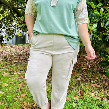 Heather Cargo Pants (Multiple Colors)