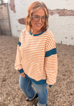 Rachael ColorBlock Striped Top