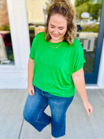 Jaylee Green Slinky Top