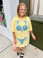 Bikini Ready Graphic Tee (Shells)
