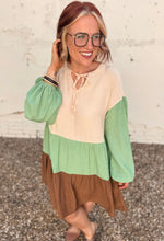 Mint Mocha Tiered Dress