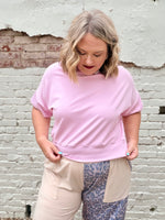 Lacey Pink Top
