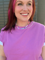 Pastel Candy Stone Beaded Necklace