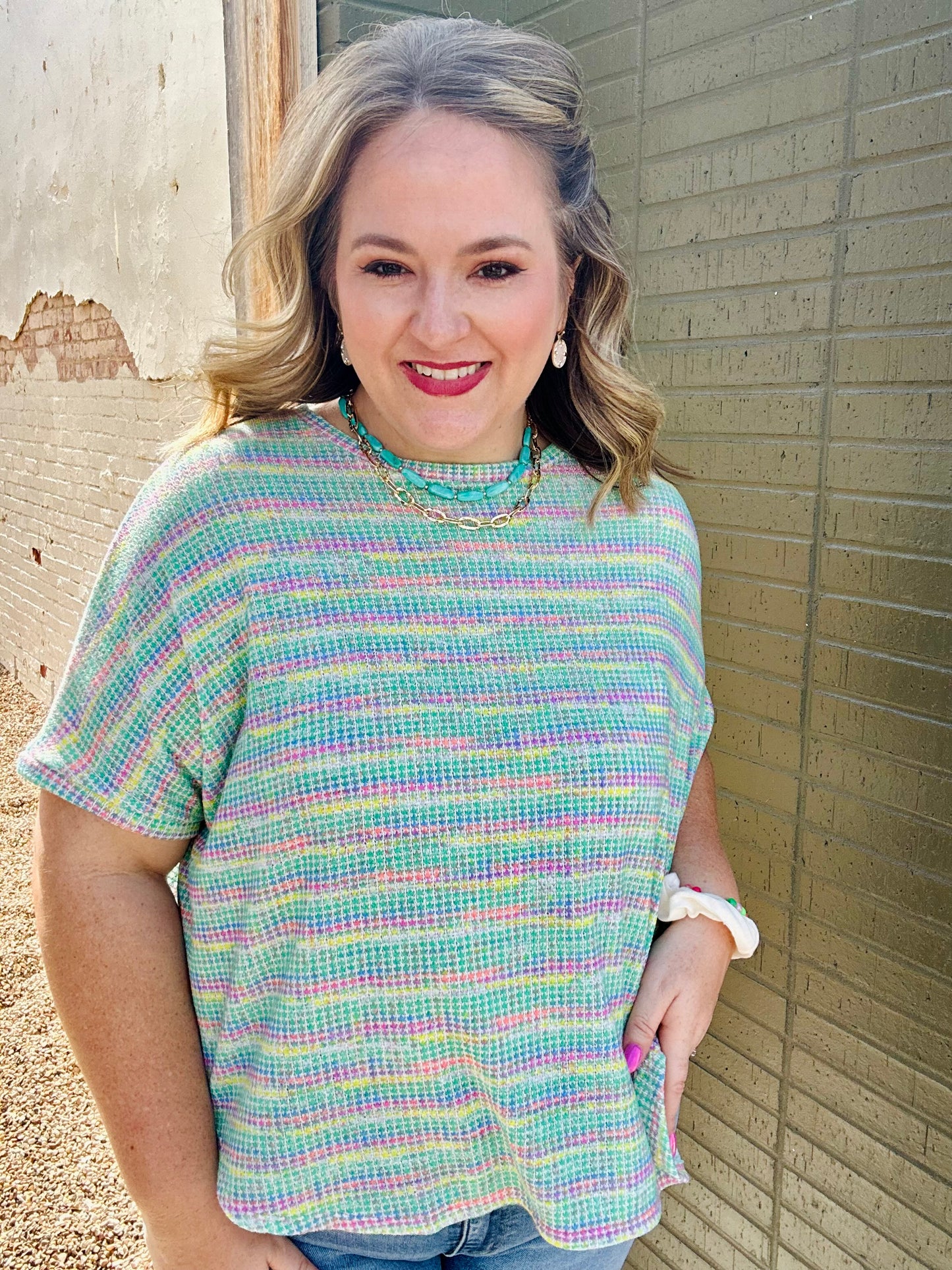 Molly Multicolor Striped Top