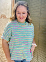 Molly Multicolor Striped Top