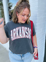 Floral State Cropped Tee