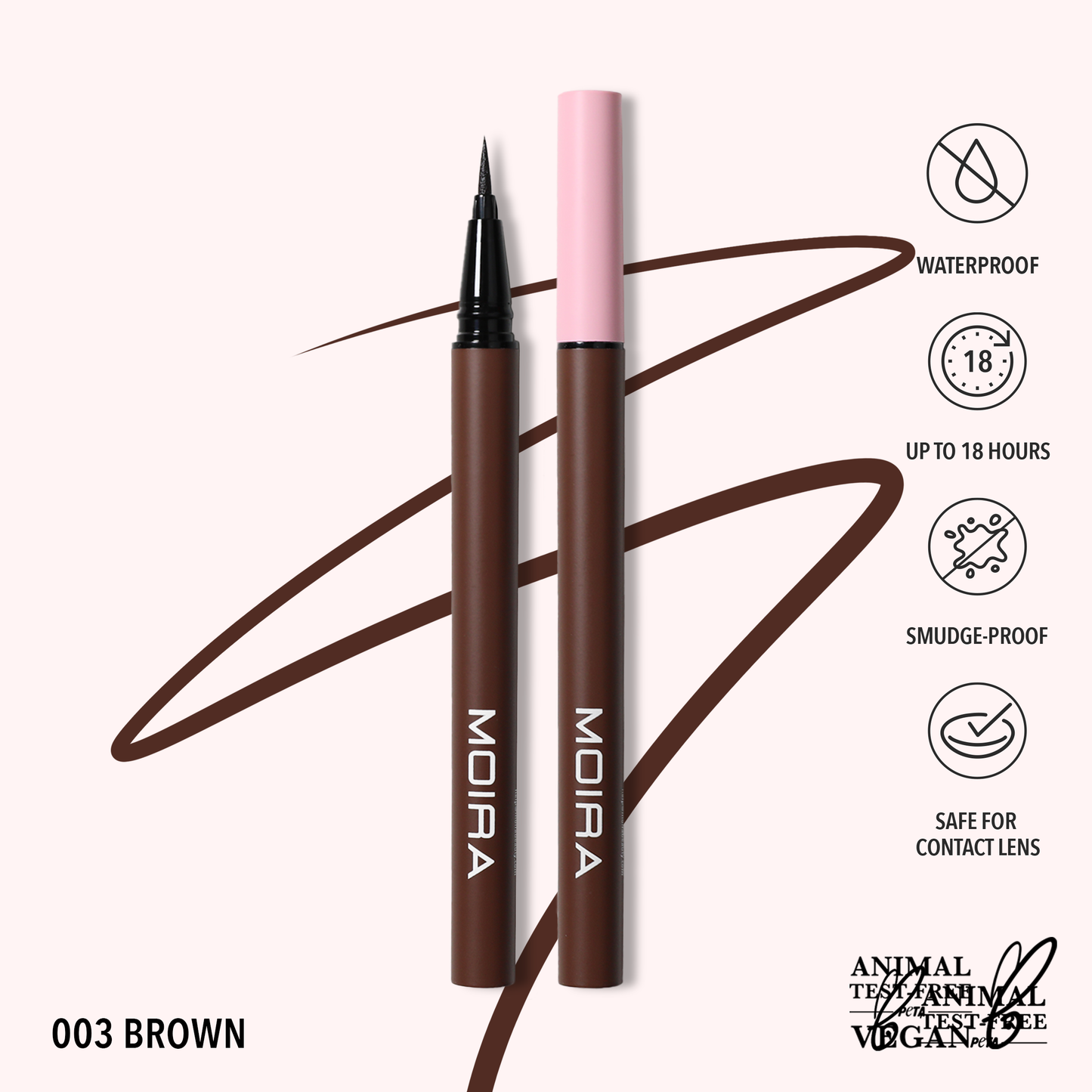 Precision Liquid Liner in Brown