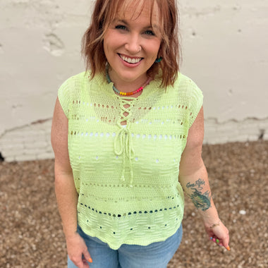 Shauna Sparkly Knit Top