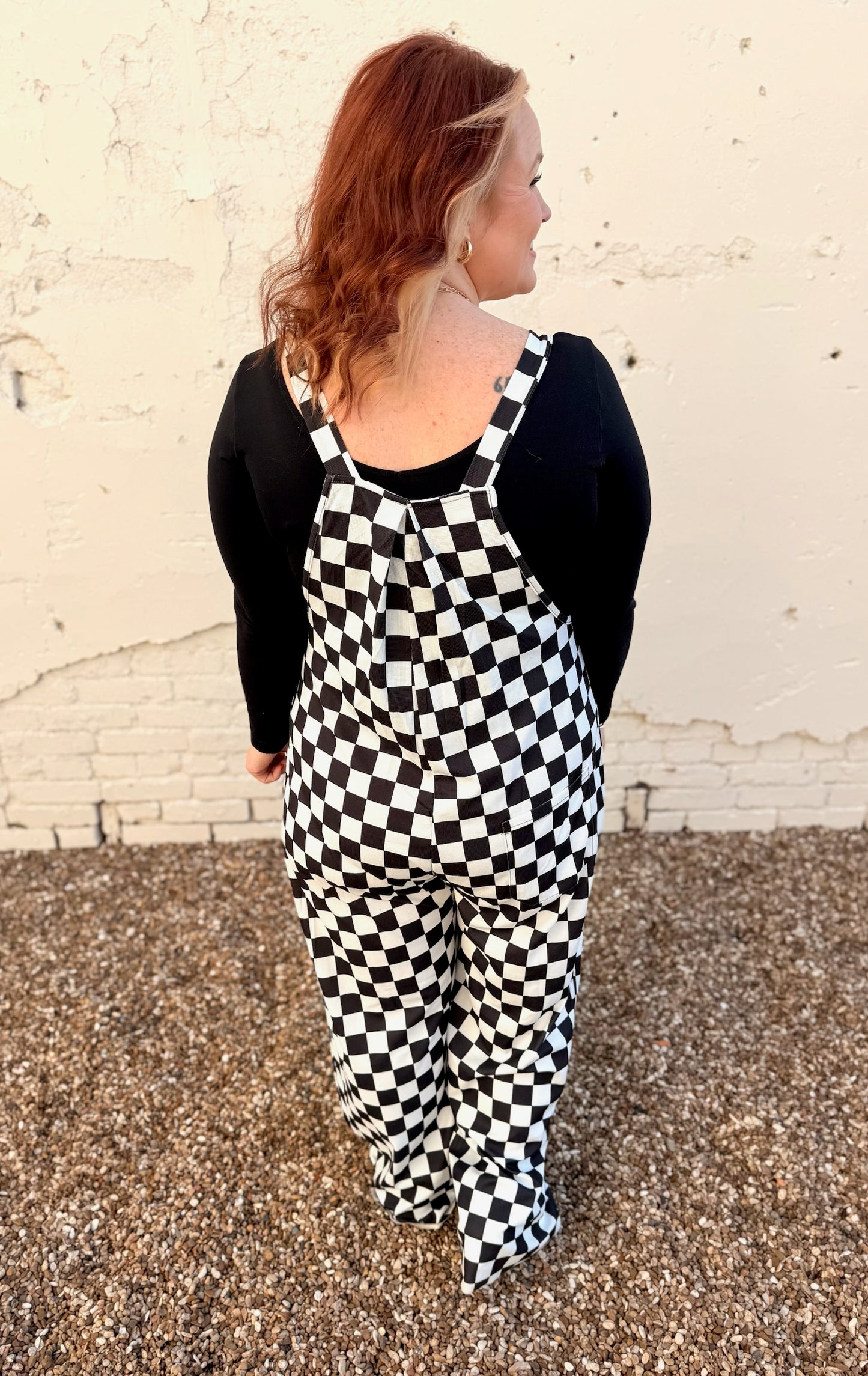 Checkered Jumpsuit Overalls (Pre-Order)