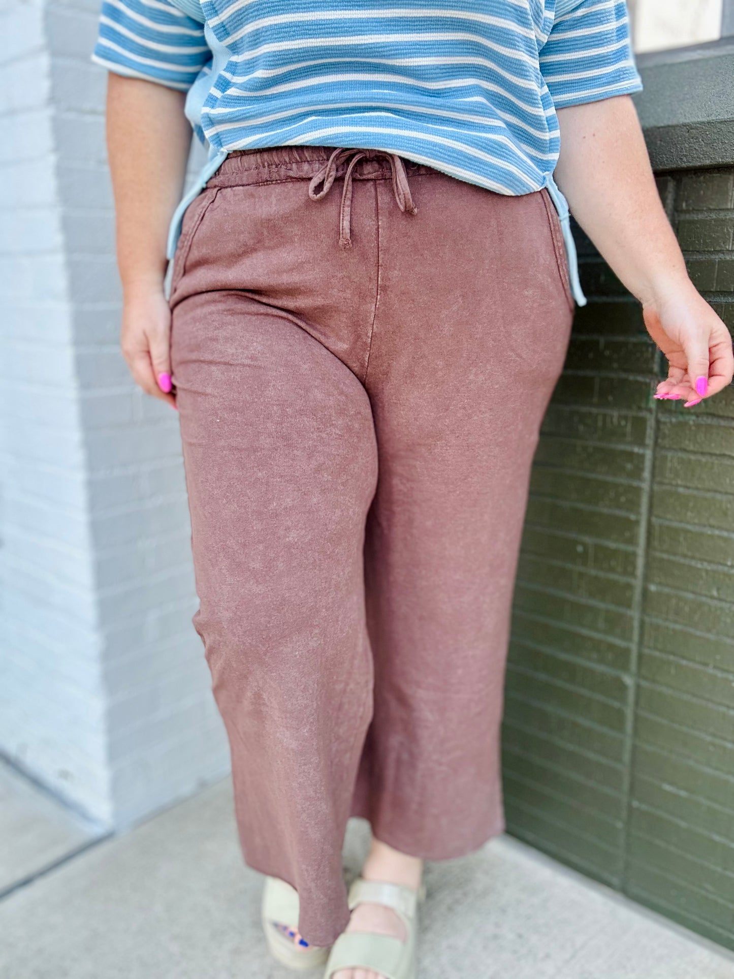 Terri Acid Wash Pants