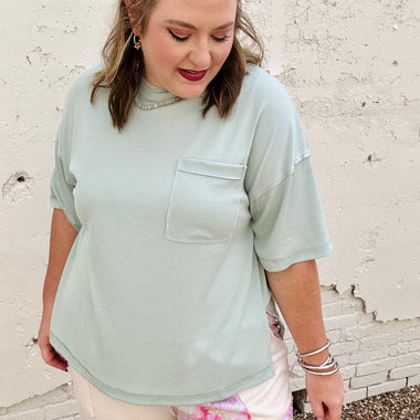 Lennie Ribbed Boyfriend Top (Multiple Colors)