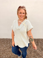 Lara Sleeveless Hooded Top