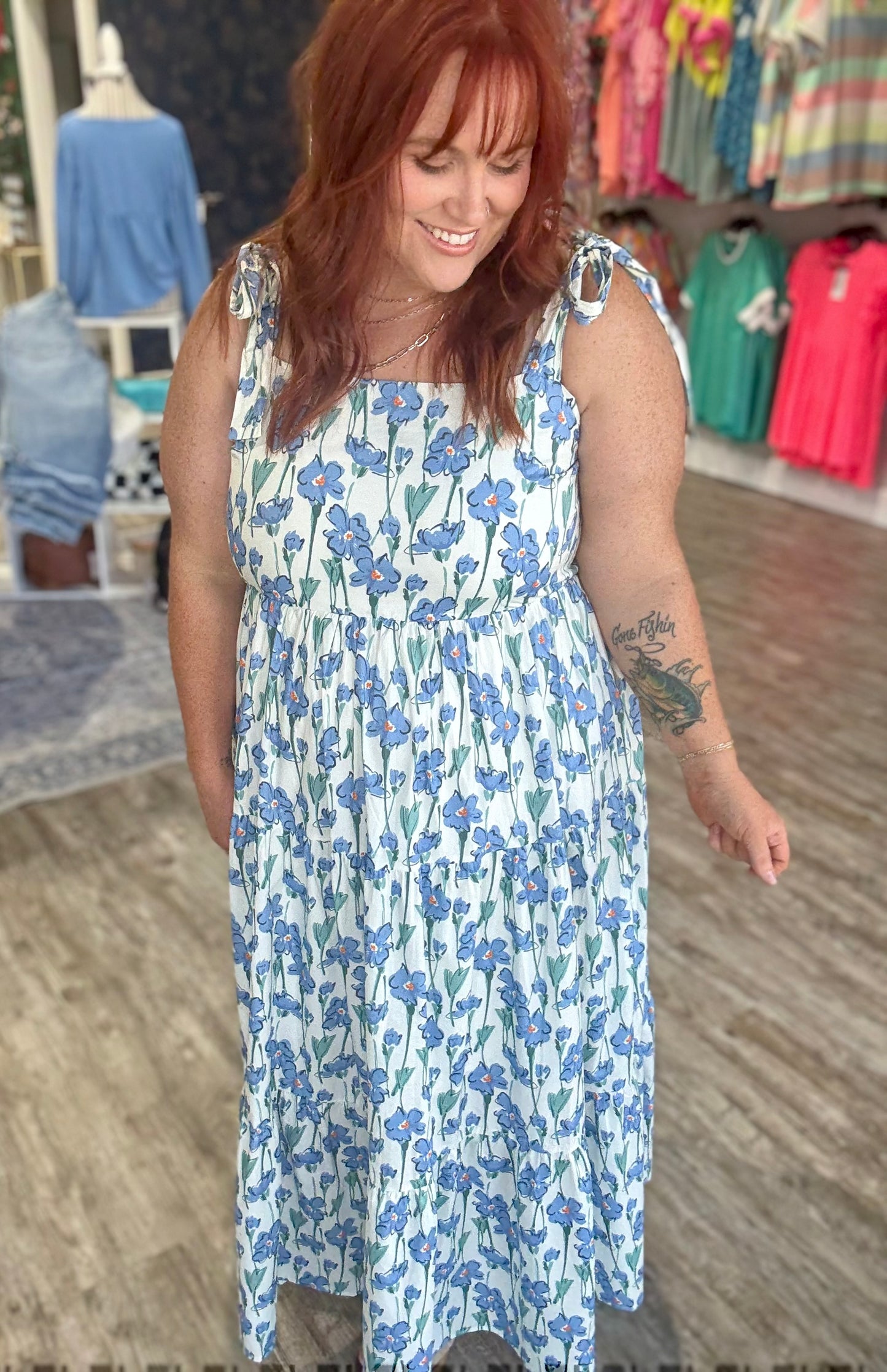 Peggy Sue Floral Dress